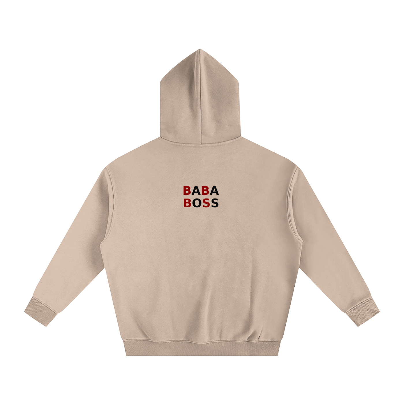 BABA BOSS x Anguilla Boy Oversize Fleeced Hoodie
