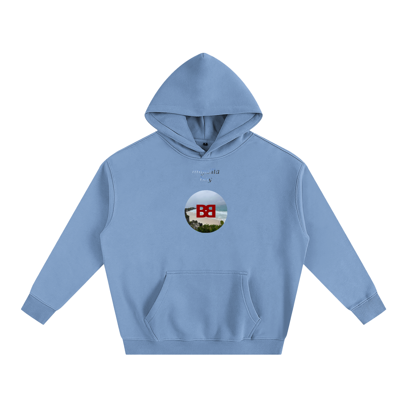 BABA BOSS x Anguilla Boy Oversize Fleeced Hoodie