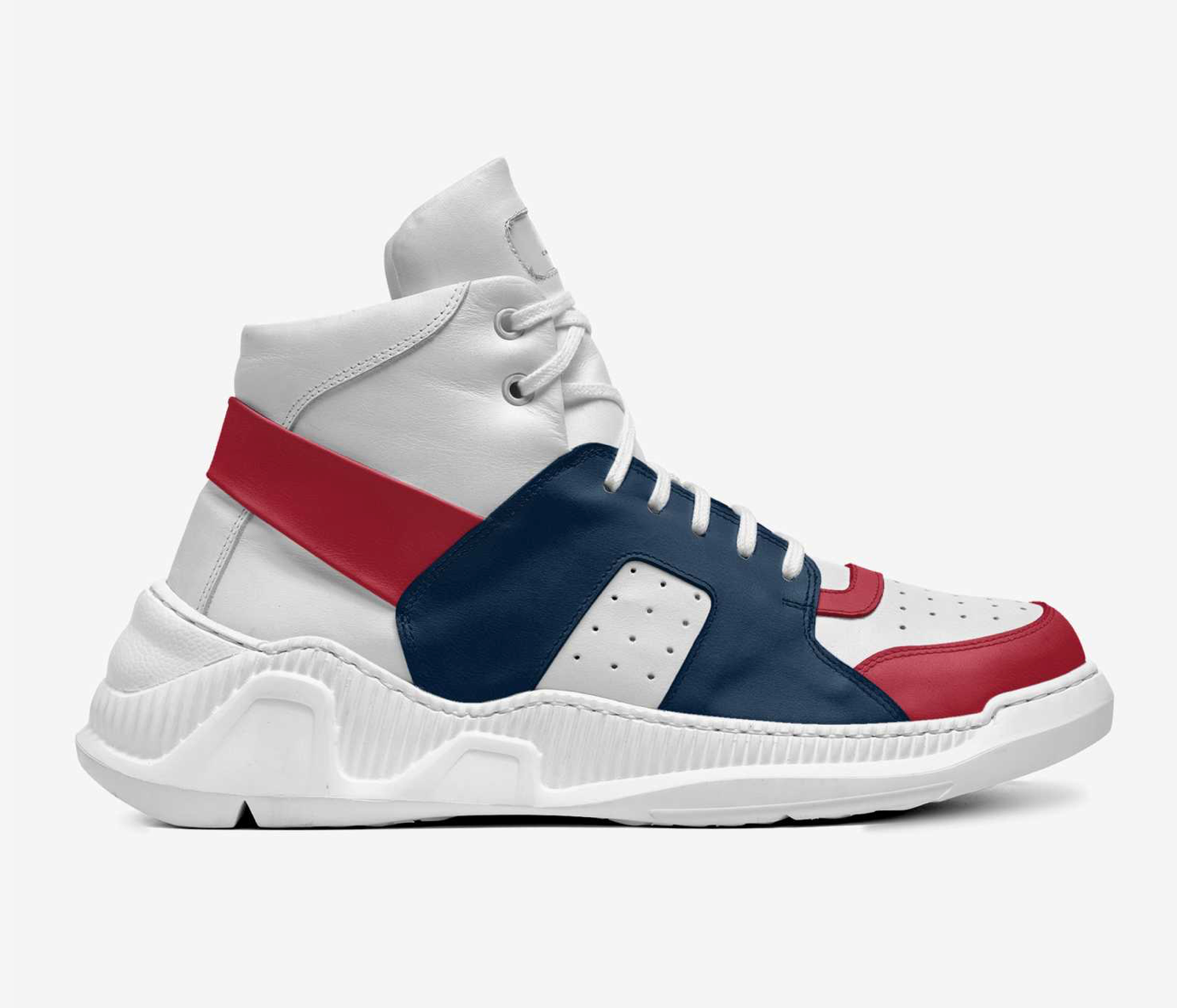 Red, White and Blue Baba Hi-Tops