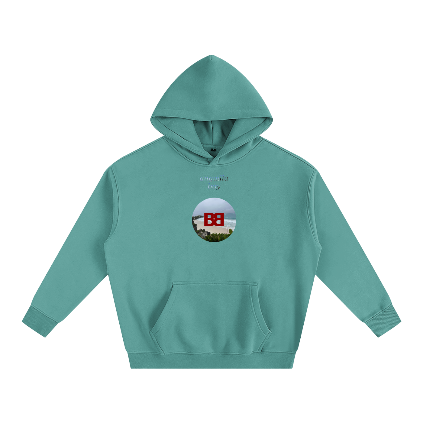 BABA BOSS x Anguilla Boy Oversize Fleeced Hoodie