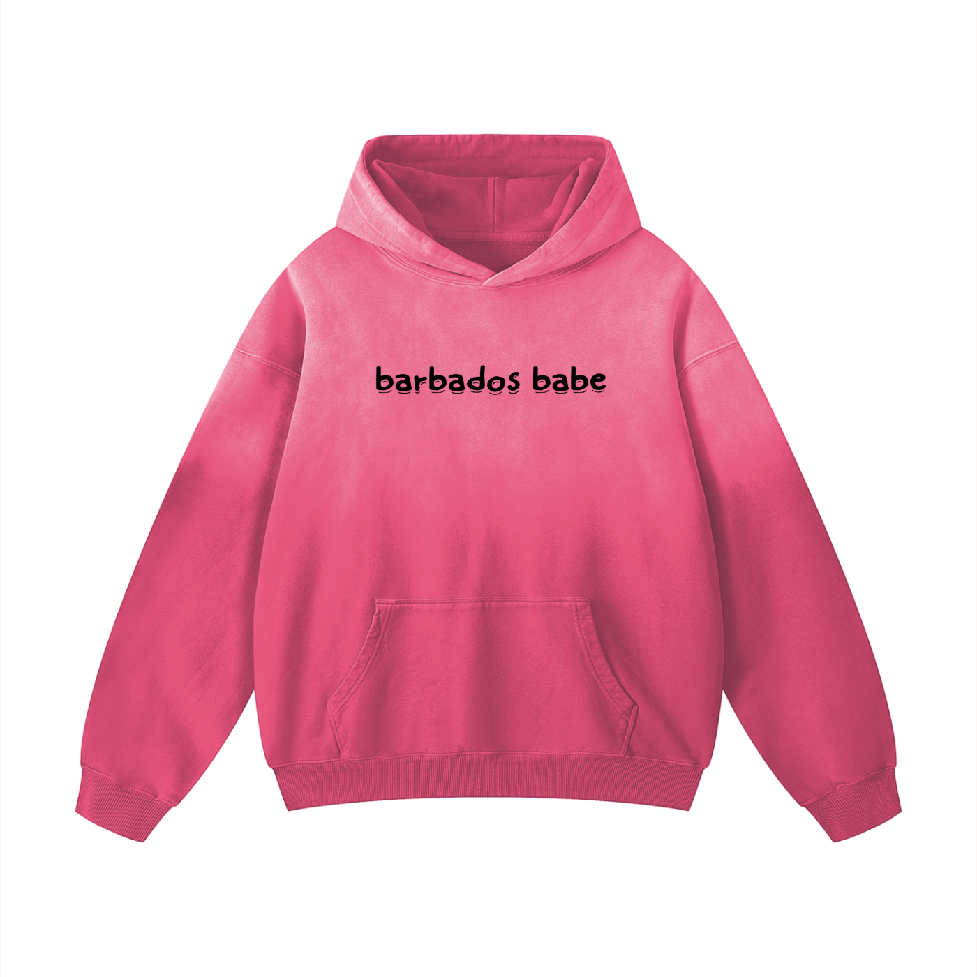 Babados Babe Sunfade Oversized Hoodie