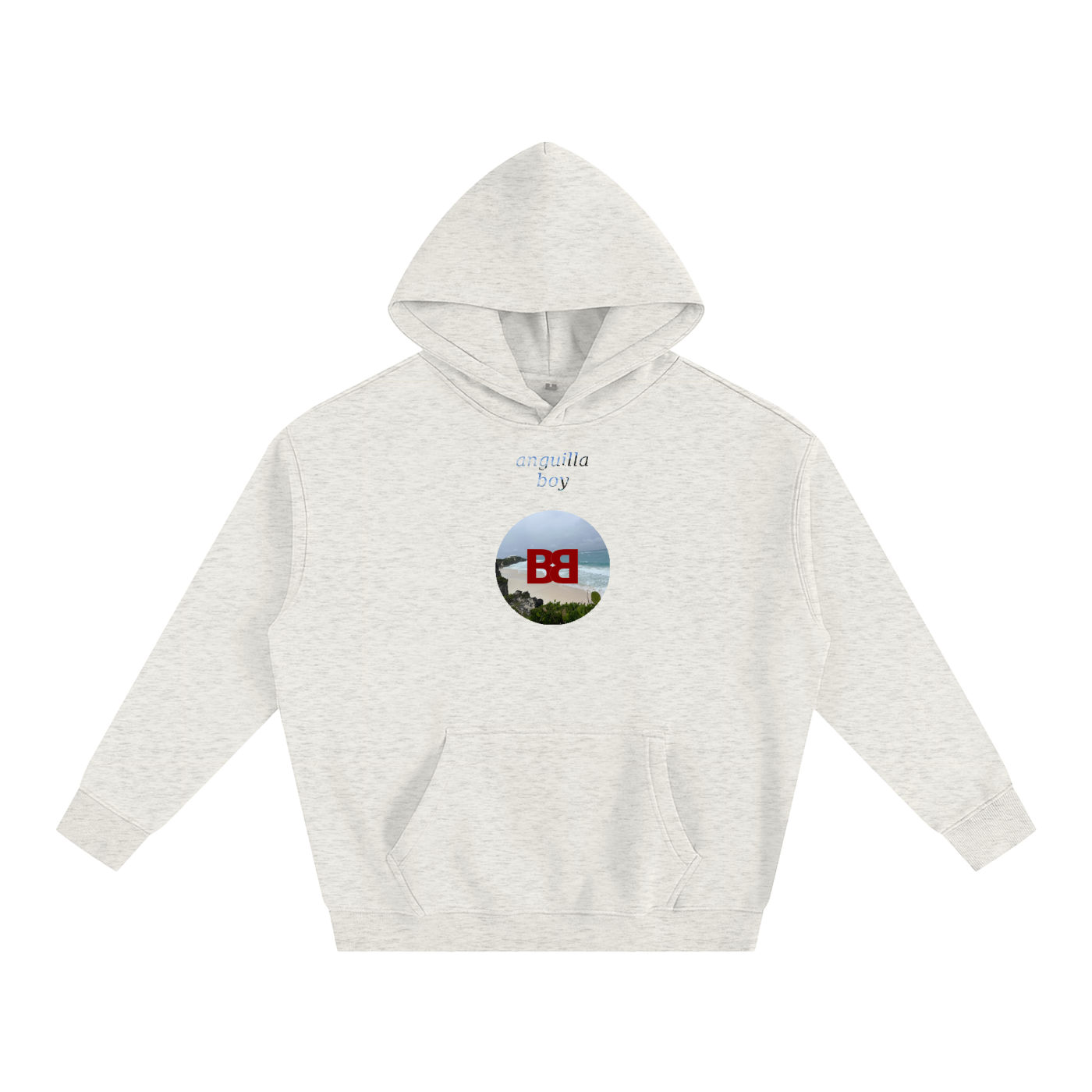 BABA BOSS x Anguilla Boy Oversize Fleeced Hoodie