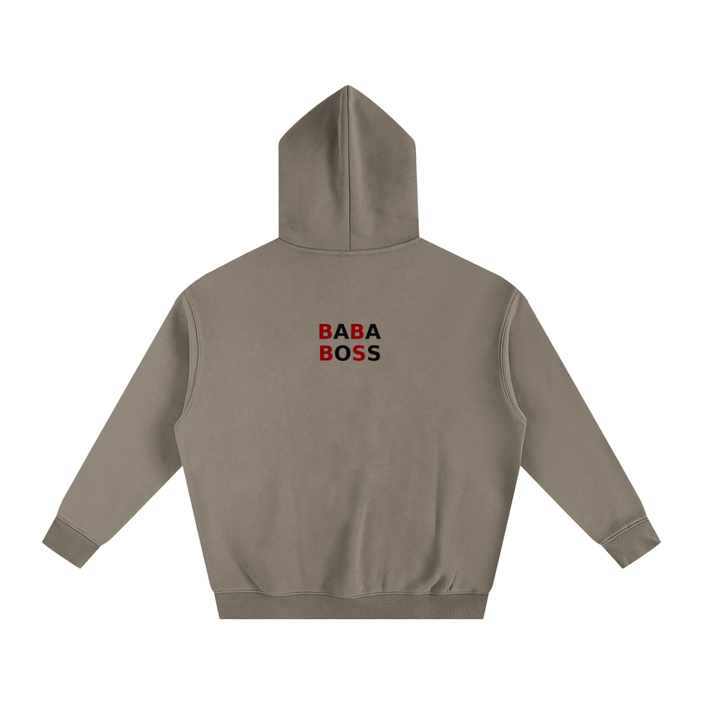 BABA BOSS x Anguilla Boy Oversize Fleeced Hoodie