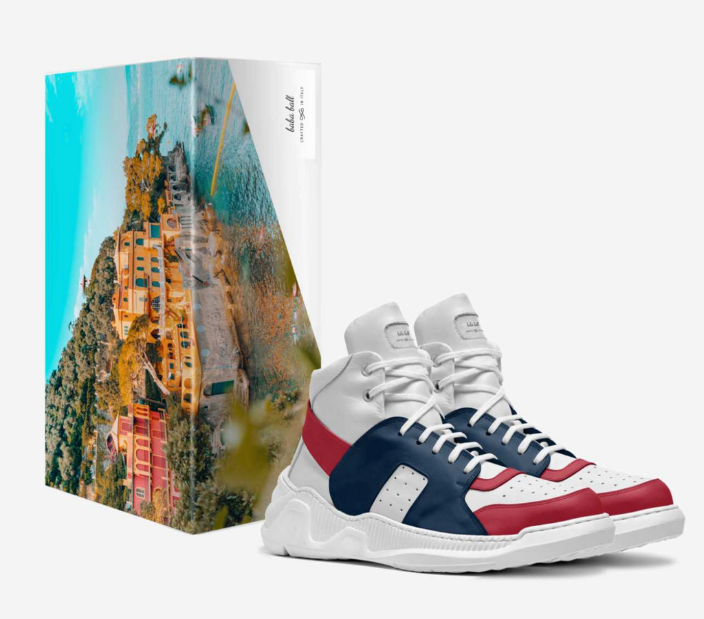Red, White and Blue Baba Hi-Tops