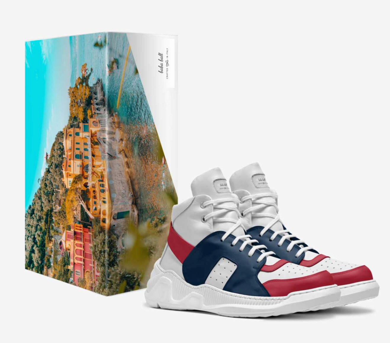 Red, White and Blue Baba Hi-Tops