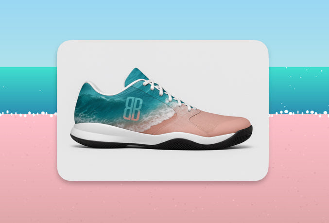 Ocean Wave Baba Ball Sneakers