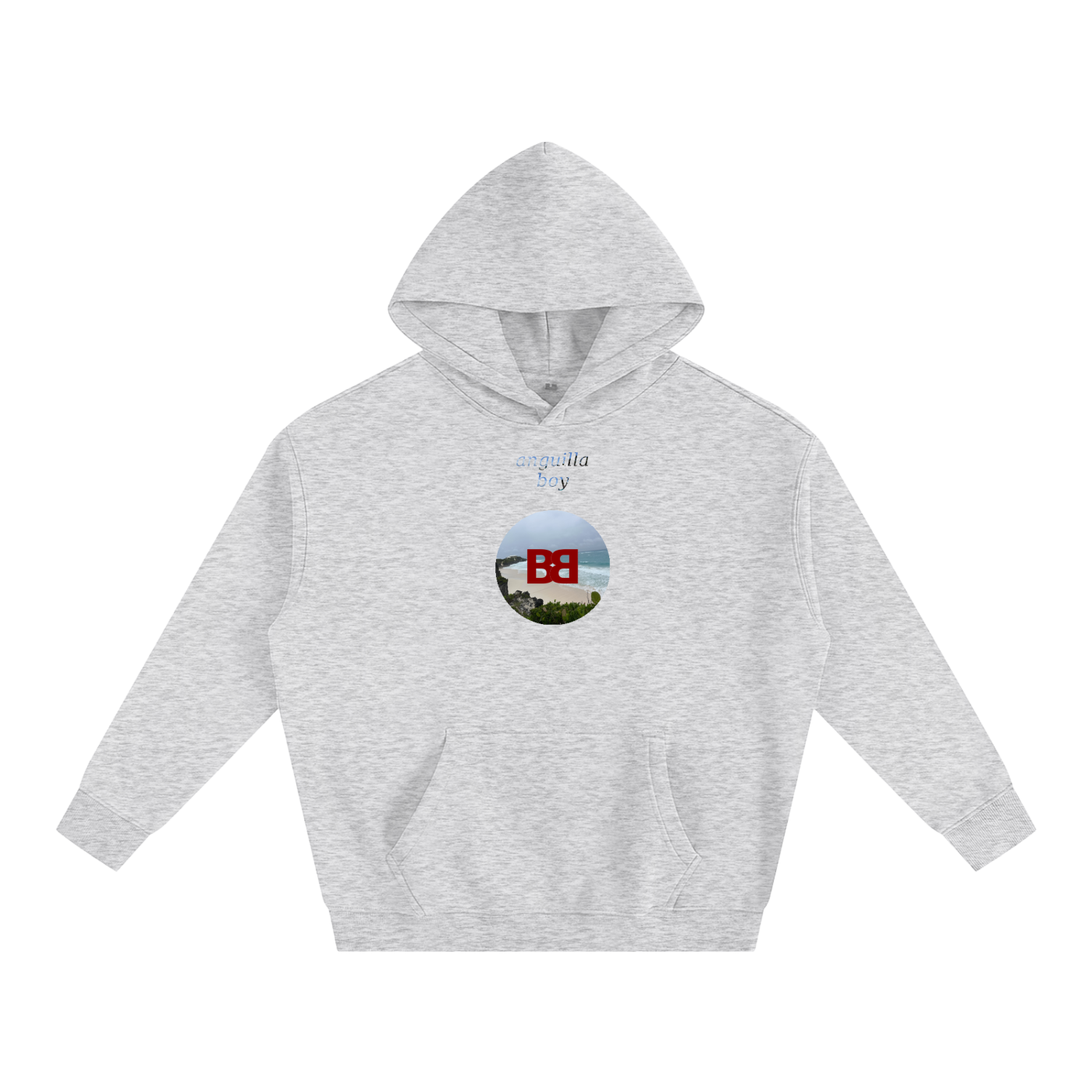 BABA BOSS x Anguilla Boy Oversize Fleeced Hoodie