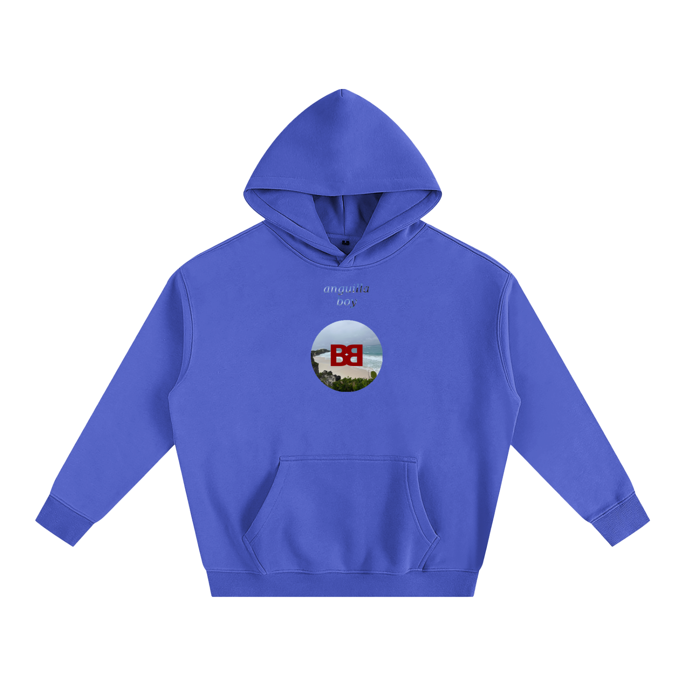 BABA BOSS x Anguilla Boy Oversize Fleeced Hoodie