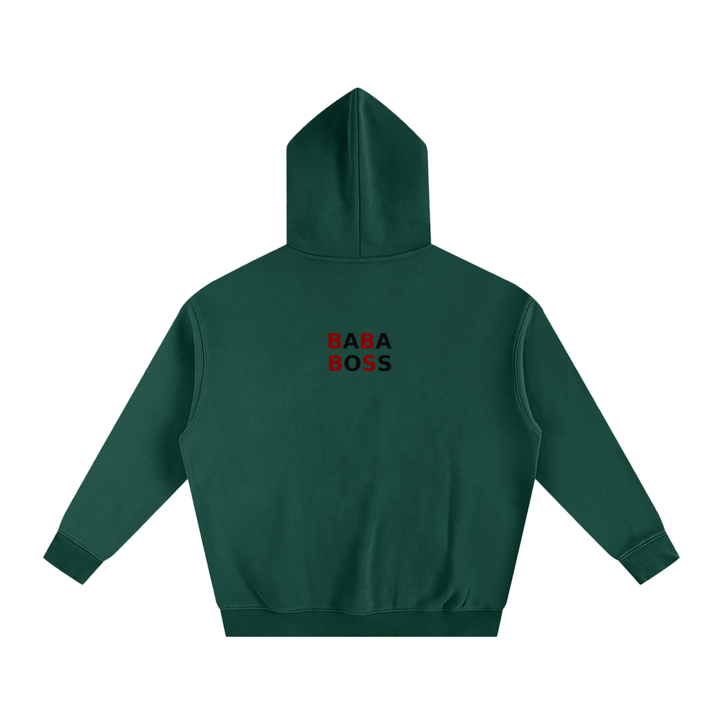 BABA BOSS x Anguilla Boy Oversize Fleeced Hoodie